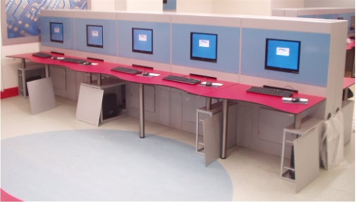 Trading room and hi-tech desking solutions